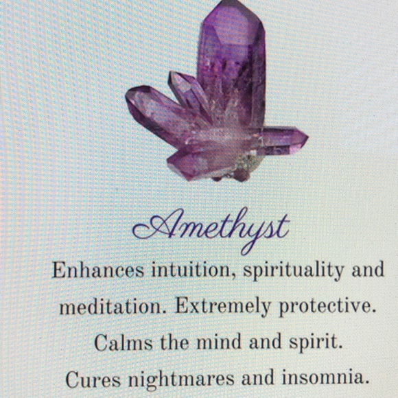 Vintage Amethyst Gemstone and Silver Brooch - Picture 6 of 6